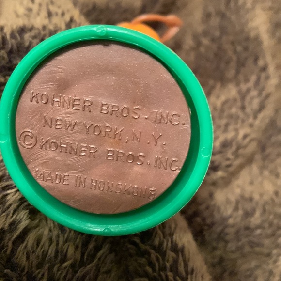 Kohner Bros Gabriel Giraffe Lucky Lion Push Button Puppet 60s childhood toy vtg - Picture 6 of 7